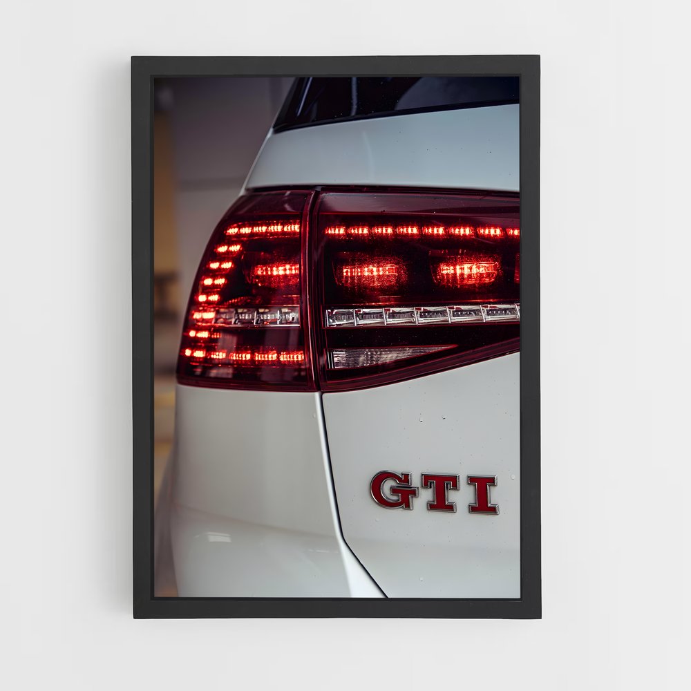 Poster GTI Blitz – affiche Volkswagen (vue 2)